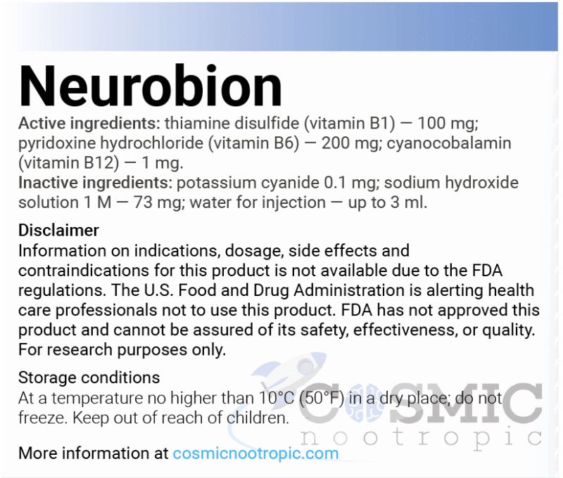 NEUROBION ® (VITAMINS B1, B6, B12) — изображение 2
