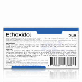 ETHOXIDOL ® (ETHYLMETHYL-HYDROXYPYRIDINE MALATE) - Image 3